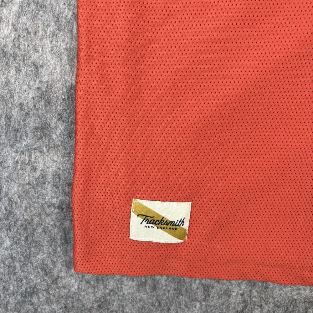 Tracksmith New York Long Sleeve Shirt Men Small Mesh‎ 2024 Marathon NYC Orange - Picture 7 of 12